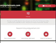 Tablet Screenshot of enjoyvietnam.com